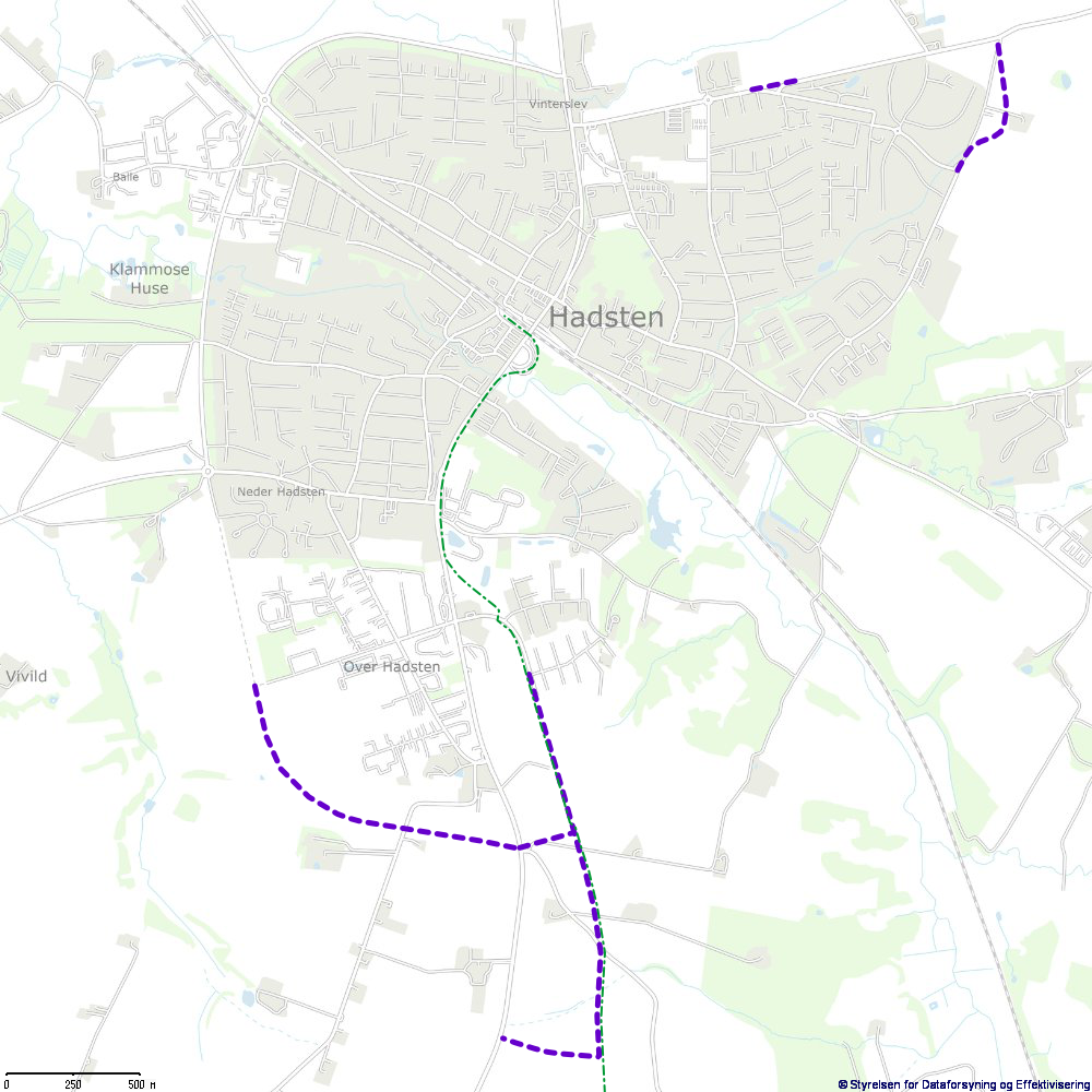 Kort 2: Skærmklip fra kommuneplanforslaget 2021-2032.
