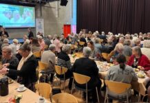 Medlemmer fra distriktets Inner Wheel klubber
