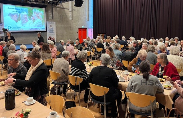 Medlemmer fra distriktets Inner Wheel klubber