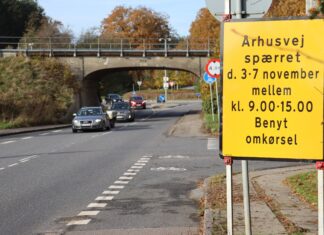 Nu sættes der ind mod oversvømmelse af viadukten på Århusvej i Hinnerup